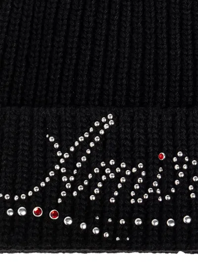 Amiri Embellished Beanie Hat In Black