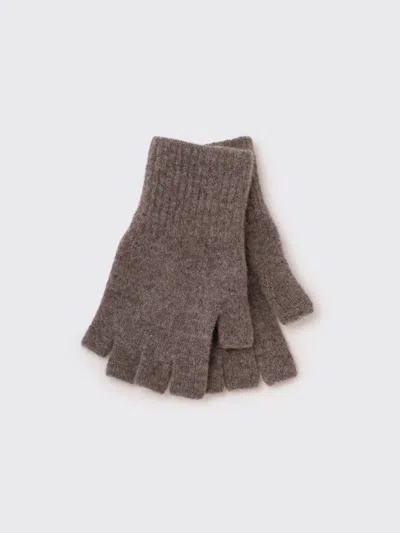 Margaret Howell Mhl. Cut Off Glove Lambswool In Neutral
