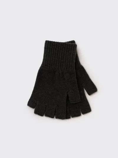 Margaret Howell Mhl. Cut Off Glove Lambswool In Gray