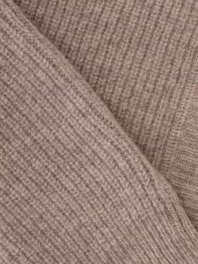 Margaret Howell Mhl. Knitted Hood Lambswool In Neutral