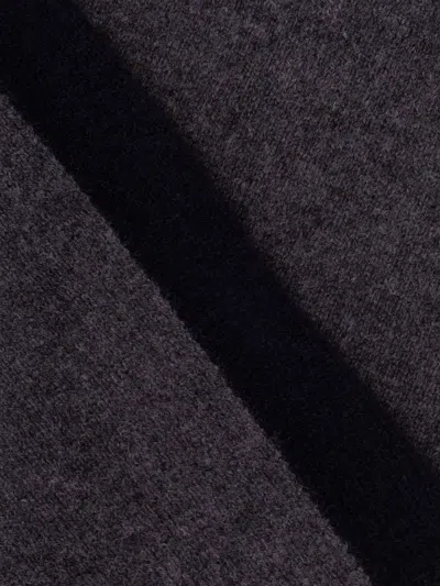 Margaret Howell Mhl. Tipped Scout Scarf Lambswool In Gray