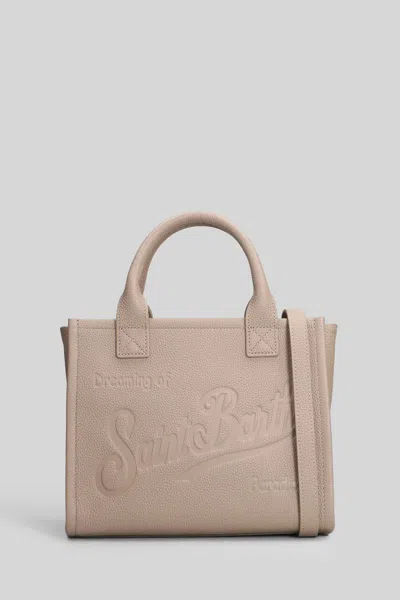 Mc2 Saint Barth Vanity Bag Midi Tote In Neutral