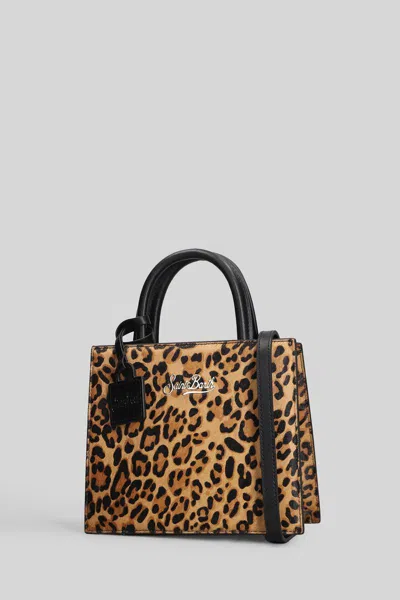 Mc2 Saint Barth Shop Bag Mini Tote In Animal Print