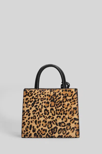 Mc2 Saint Barth Shop Bag Mini Tote In Animal Print