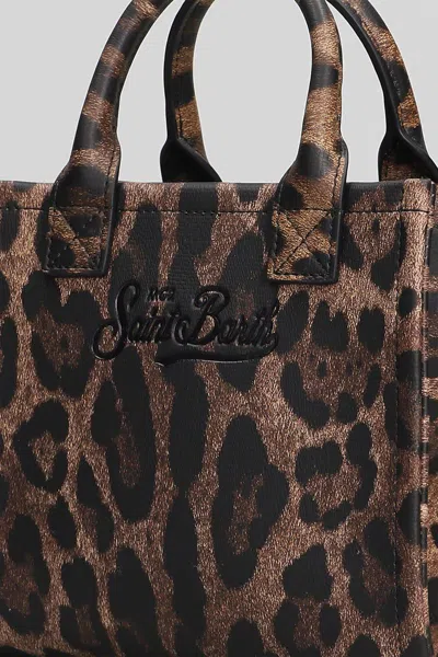 Mc2 Saint Barth Vanity Bag Mini Tote In Animal Print