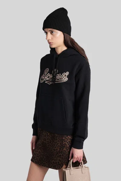 Mc2 Saint Barth Virginia Sweatshirt In Black Cotton In Black