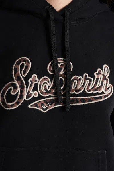 Mc2 Saint Barth Virginia Sweatshirt In Black Cotton In Black