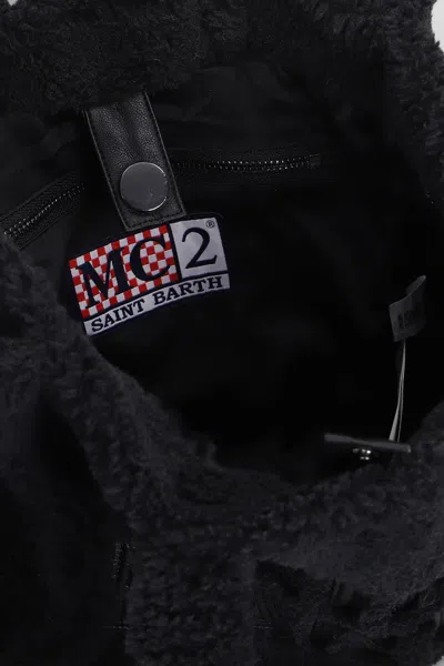 Mc2 Saint Barth Colette Teddy Tote In Black