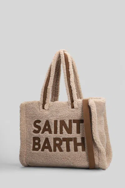 Mc2 Saint Barth Colette Teddy Tote In Neutral