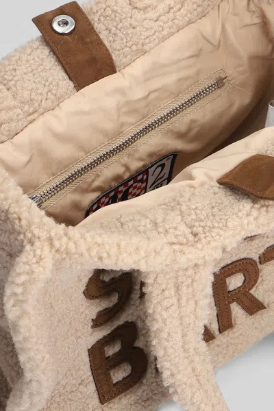 Mc2 Saint Barth Colette Teddy Tote In Neutral