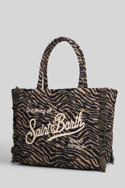 Mc2 Saint Barth Vanity Felt Tote In Purple