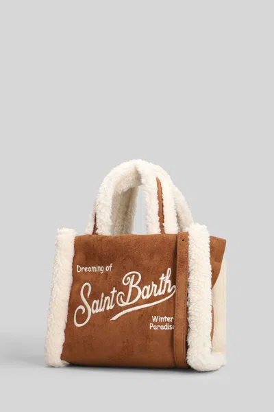 Mc2 Saint Barth Vanity Mini Shearlin Tote In Blue