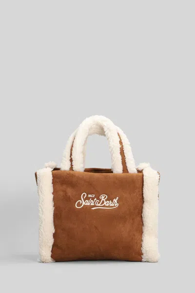 Mc2 Saint Barth Vanity Mini Shearlin Tote In Blue