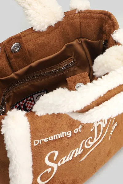 Mc2 Saint Barth Vanity Mini Shearlin Tote In Blue