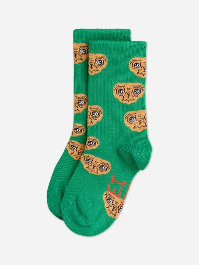 Mini Rodini Kids E.t. Socks In Green