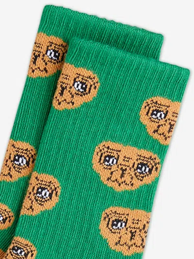 Mini Rodini Kids E.t. Socks In Green