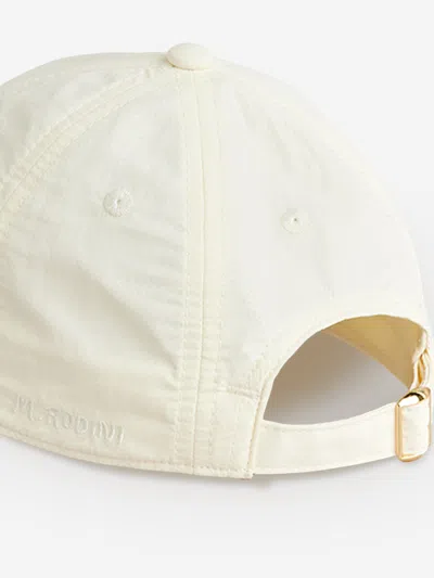 Mini Rodini Kids E.t. Embroidered Pocket Cap In White