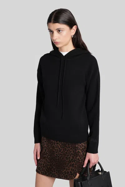 Mc2 Saint Barth Elide Wool Knitwear In Black Wool In Black