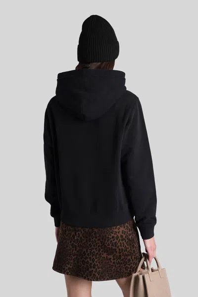 Mc2 Saint Barth Virginia Sweatshirt In Black Cotton In Black