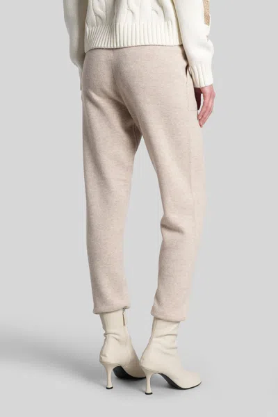 Mc2 Saint Barth Grenelle Wool Pants In Beige Wool In Neutral