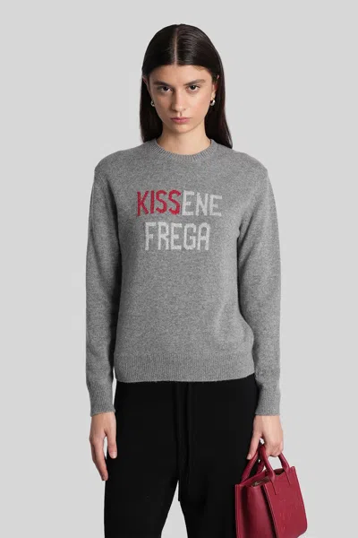 Mc2 Saint Barth New Queen Knitwear In Grey Cotton In Gray