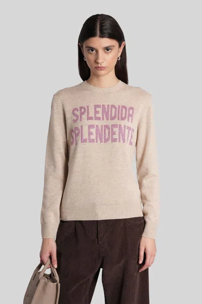 Mc2 Saint Barth New Queen Knitwear In Beige Wool In Neutral