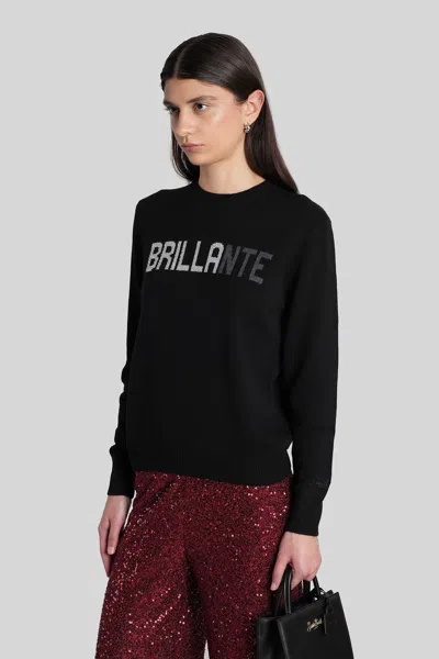 Mc2 Saint Barth New Queen Knitwear In Black Wool In Black