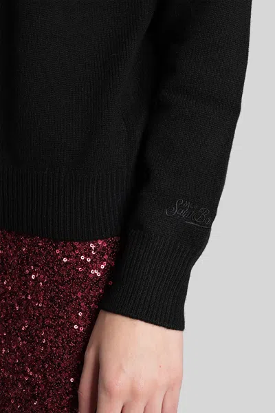 Mc2 Saint Barth New Queen Knitwear In Black Wool In Black