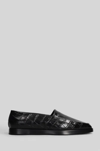 Fear Of God Loafer Loafers In Black Leather In Black