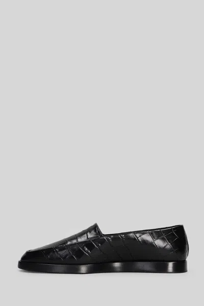 Fear Of God Loafer Loafers In Black Leather In Black