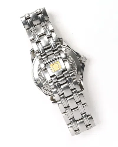 Omega Seamaster 300m Jacques Mayol 36mm 1999 Watch In Metallic