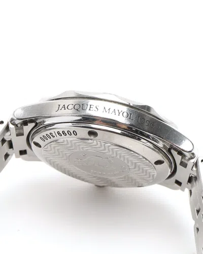 Omega Seamaster 300m Jacques Mayol 36mm 1999 Watch In Metallic