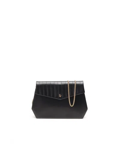 Dior Christian  Vintage Envelope Chain Bag In Black