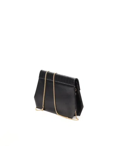 Dior Christian  Vintage Envelope Chain Bag In Black