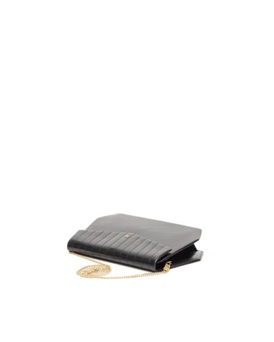 Dior Christian  Vintage Envelope Chain Bag In Black