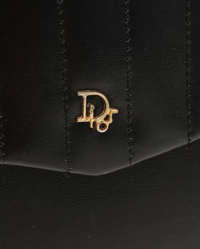 Dior Christian  Vintage Envelope Chain Bag In Black