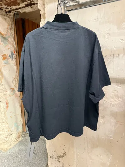 Balenciaga Crew Neck T-shirt In Black