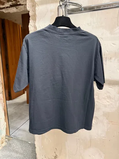 Balenciaga Crew Neck T-shirt In Gray