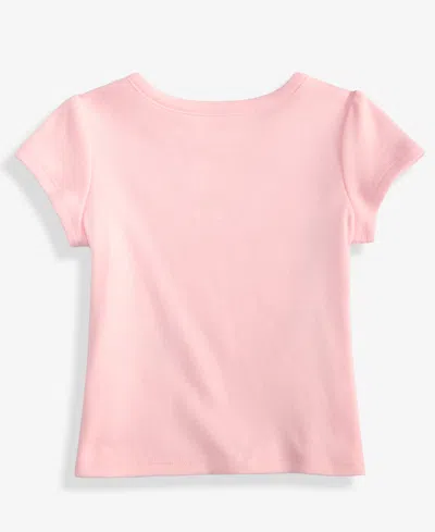 First Impressions Baby Girls Love Hugs Fun Short-sleeve T-shirt, Macy's Exclusive In Pink