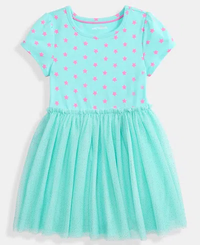 Epic Threads Girls Toddler 2t-4t Star-print Short-sleeve Tutu Dress, Macy's Exclusive In Blue