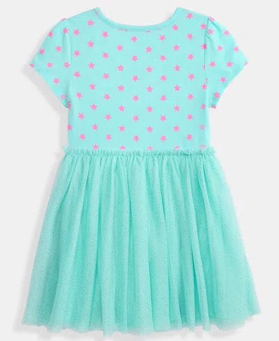 Epic Threads Girls Toddler 2t-4t Star-print Short-sleeve Tutu Dress, Macy's Exclusive In Blue