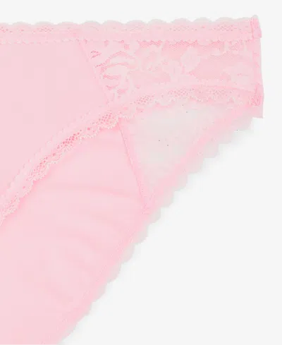 State Of Day Women's Lace Bikini Underwear, Exclusively At Macy's In Pink