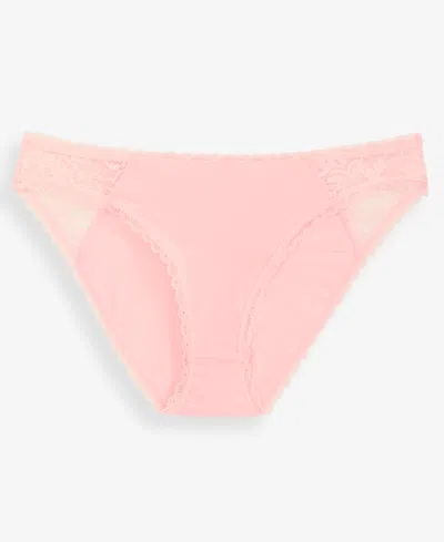 State Of Day Women's Lace Bikini Underwear, Exclusively At Macy's In Pink