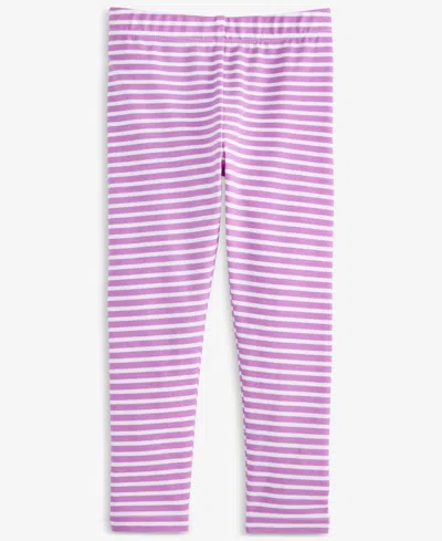 Epic Threads Girls Toddler 2t-4t Striped Leggings, Macy's Exclusive In Purple