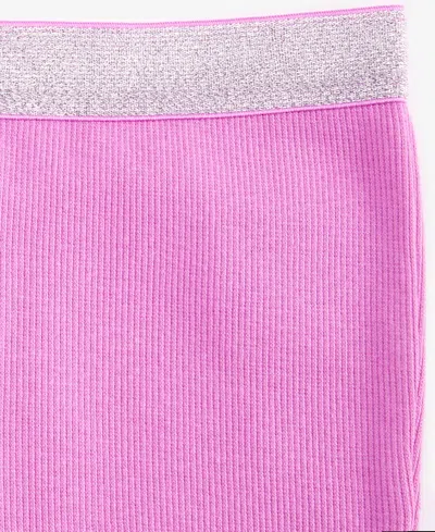 Epic Threads Baby And Toddler Girls Glitter-waist Ribbed Flare Pants, Macy's Exclusive In Purple