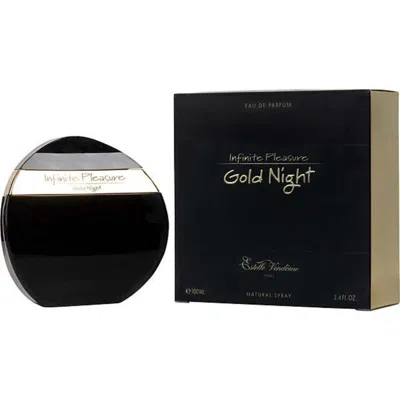 Estelle Vendome Ladies Infinite Pleasure Gold Night Edp 3.4 oz Fragrances 3700134406538 In Black