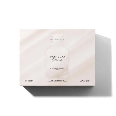 Michael Malul Ladies Vanilla+creme Gift Set Fragrances 710497541060 In White