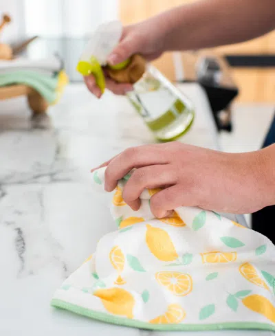 Full Circle Renew All-purpose Microfiber Cloths, Set Of 3 In Orange