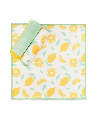 Full Circle Renew All-purpose Microfiber Cloths, Set Of 3 In Orange