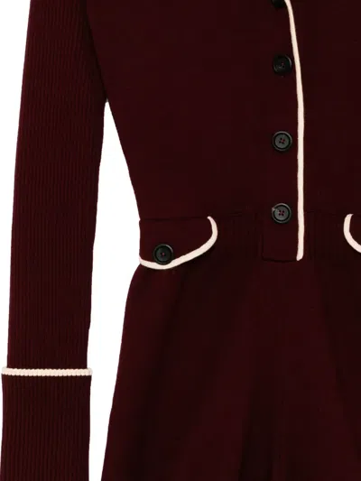 Monse Knitted Playsuits In Brown